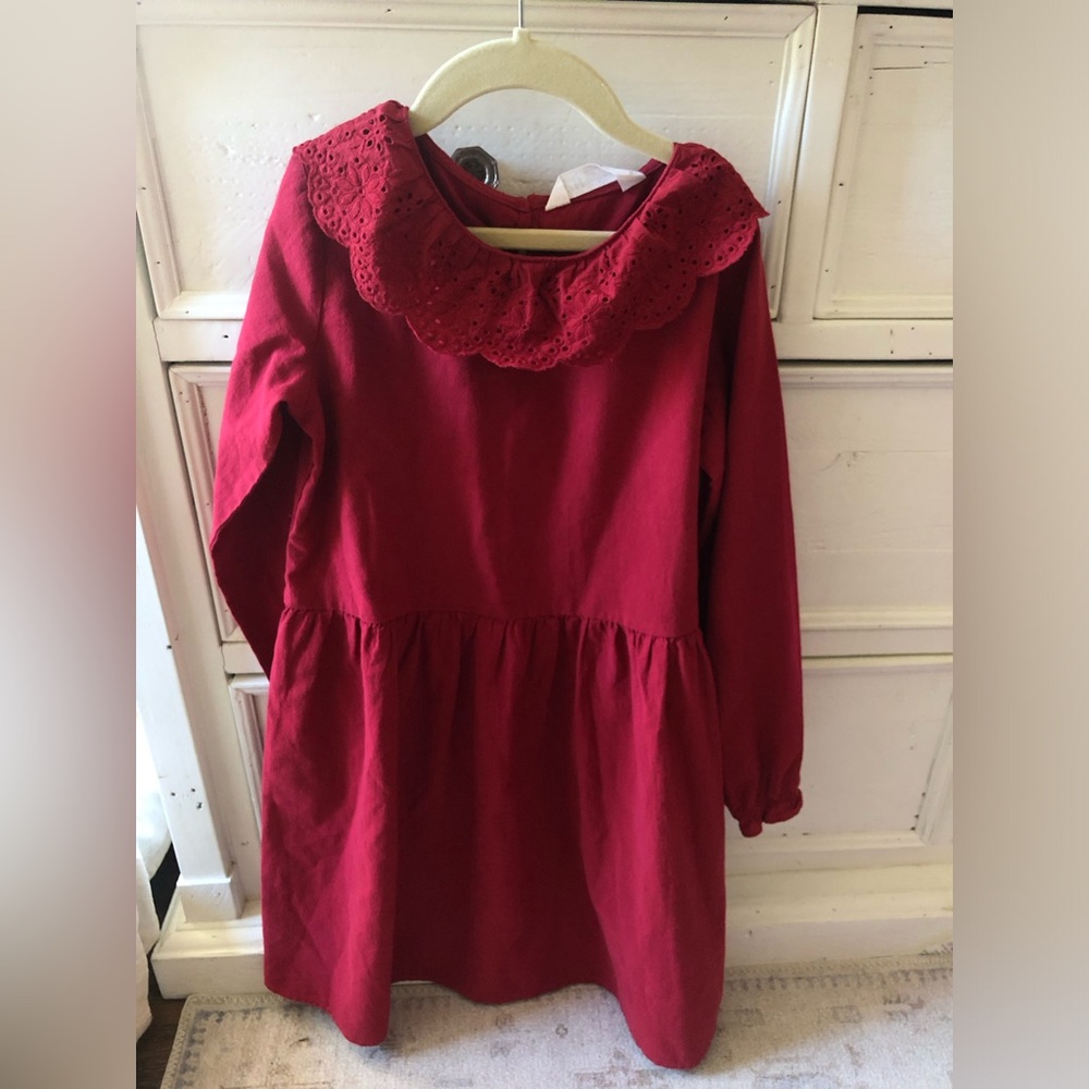 H&M Cottage Core Red Dress